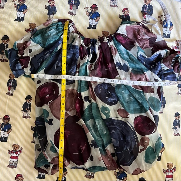 Hugo silk short sleeve top / 34 or Small - Picture 7 of 14